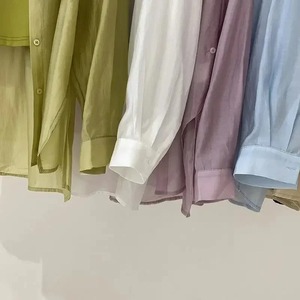 Camisas al por mayor de alta calidad, camisa informal personalizada de media manga para mujer, camisas transpirables de tendencia para mujer - Product Image 5