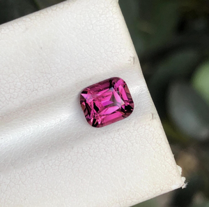 Anillos de piedras preciosas sueltas facetadas con forma de cojín de turmalina Rosa Natural, collar, pendientes, fabricación de joyas, fabricante de Jaipur, 10x12mm - Product Image 2