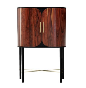 ตู้มินิบาร์ร่วมสมัย (โครงไม้เนื้อแข็ง) - Product Image 3