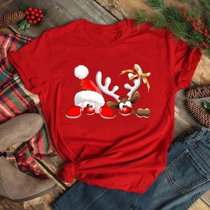 Tendencias 2025 Feliz Navidad Logotipo personalizado Sublimación Camiseta Tops Camiseta para hombres Navidad y eventos especiales Camiseta para hombres - Product Image 2