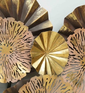 Style Unique moderne du milieu du siècle dernier design nouveau Accents décoratifs maison accessoires métal multicolore aluminium fer mur Art - Product Image 5