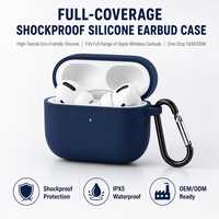 Coque de protection pour écouteurs en silicone souple résistante aux chocs et aux rayures pour AirPods Pro 3 1 2, tendance, multicolores