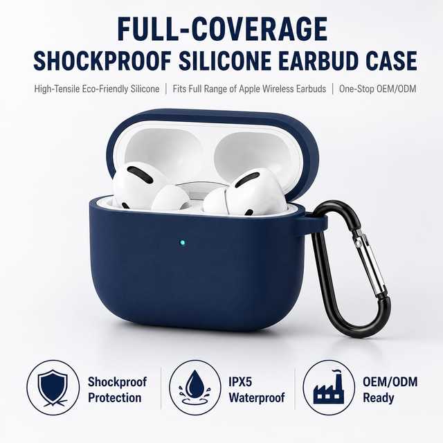 Shockproof Scratch Resistant Soft Silicone Earphone Protective Shell Cover Case for AirPods Pro 3 1 2 Fashion Multi Color