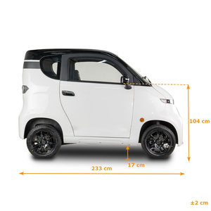 รถยา L6e ไฟฟ้าสองที่นั่งสี่ล้อ Eec Eléctricos Sin carnet - Product Image 3