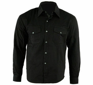 Mens Motorcycle Motorbike Shirt Lumberjack <b>Jacket</b> Made with Lining CE - Product Image 3