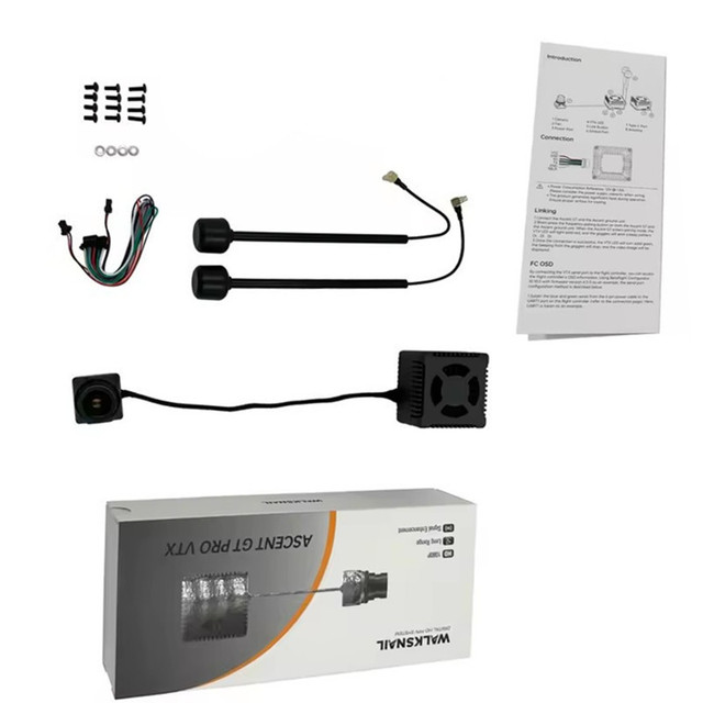 Walksnail Ascent GT Pro 4W VTX VRX Digital HD FPV Video Transmission System Composite Material for Long Range FPV Racing Toy
