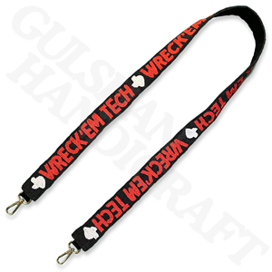 Correa de monedero con cuentas temáticas de Texas Tech, correa de hombro con cuentas Rojas Raiders, correa de hombro con cuentas negras y rojas para bolsos, correa de repuesto de algodón cruzado - Product Image 6