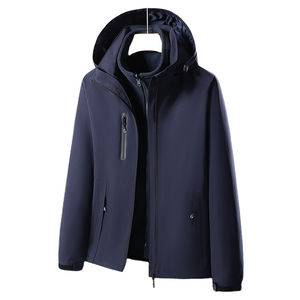 เสื้อแจ็กเก็ตมีซิปถอดออกได้แบบสามในหนึ่งเดียวของผู้ชายสำหรับฤดูหนาวและผู้ใหญ่ - Product Image 1