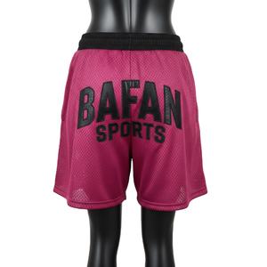 Shorts ligeros de malla para mujer, 150 GSM, tela de poliéster de alto flujo de aire, ropa de entrenamiento con logo impreso personalizado, shorts para mujer - Product Image 2