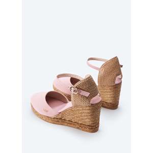 Satuna in edizione limitata espadrillas in tela con zeppa sandali eleganti in materiale di tela - Product Image 6