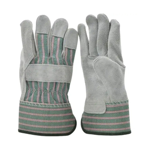 Gants de travail en cuir de marque personnalisée de haute qualité Gants de sécurité résistants à la chaleur du Pakistan Gants en cuir de la meilleure qualité - Product Image 1