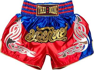 กางเกงขาสั้นมวยไทยแบบปักโลโก้ตามสั่งพิมพ์ลายด้วยการระเหิดกางเกงมวย MMA & Kick - Product Image 6