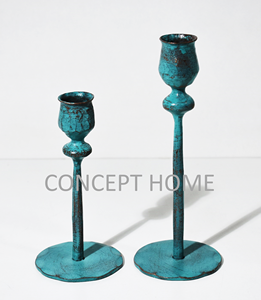 Candlestick Holders for Taper Candles Metal <b>marble</b> candle <b>jar</b> - Product Image 6