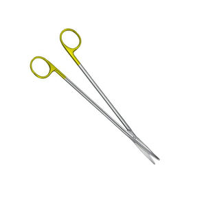 Tijeras Metzenbaum (TC) usadas en el hospital, fuente de alimentación manual de acero inoxidable chapado en oro medio, diferentes tamaños disponibles - Product Image 2