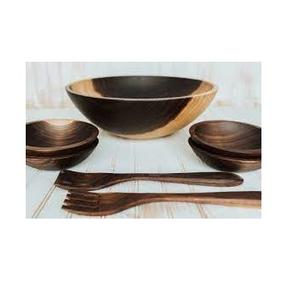 Wooden <b>Bowls</b> for Serving Mixing <b>Salad</b> Soup Handmade Customized Sustainable Acacia <b>Wood</b> <b>Salad</b> <b>Bowl</b> Soup Fruit <b>Bowl</b> - Product Image 4