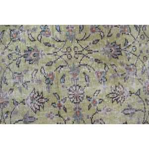 Tapis turc vintage 3,8x6,8 pieds, tapis oriental vert - Product Image 5