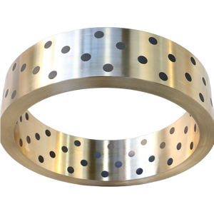 Manchon en cuivre à bride en graphite autolubrifiant pour applications à haute température en bronze - Product Image 4