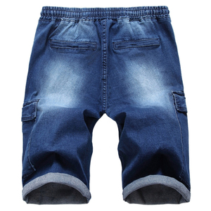 Shorts Vaqueros Personalizados para Hombre, Estilo Desgastado, de Alta Calidad, Lavados, Holgados, Ecológicos, Impermeables y Transpirables - Product Image 3