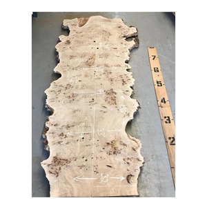 Plaques de placage en bois de Mappa Burl de grande taille, personnalisées, avec un design moderne, coupe en tranches, origine Pays-Bas, applications pour la salle à manger et les hôtels - Product Image 6