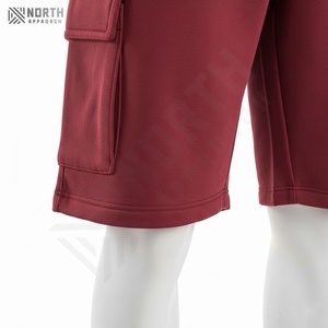 Pantalones Cortos de Verano para Hombre, de Algodón Transpirable, con Estampado Informal, Sólidos, Antiarrugas, con Cordón, Transpirables y Cómodos - Product Image 4