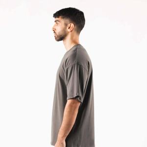 Camiseta de Manga Corta Lisa de Algodón 100 % de 305 GSM con Logotipo Personalizado ODM, Camiseta de Manga Corta Lisa de Algodón 100 % de 305 GSM con Logotipo Personalizado para Hombre - Product Image 3