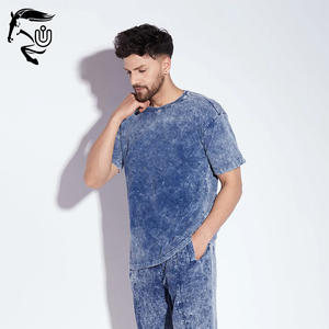 เสื้อยืดซักได้ระบายอากาศได้ดีไซส์พิเศษชุดกางเกงขาสั้นเสื้อออกกำลังกายแบบถักน้ำหนักเบาดีไซน์ดีไซน์ดีไซน์พิมพ์ลายกรดจากปากีสถาน - Product Image 3