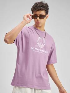 T-shirt surdimensionné en coton épais 300 g/m² personnalisé avec logo imprimé pour homme, style streetwear - Product Image 6