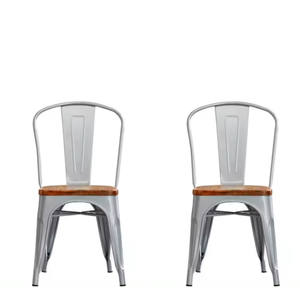 Chaises modernes faites à la main en acier inoxydable de meubles de restaurant d'usine directe pour des prix d'hôtel de salle à manger de cuisine - Product Image 4