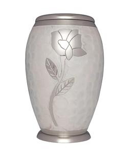 Urna de cremación para cenizas humanas-Tamaño adulto-Hecha a mano en latón-Exhibir urna en casa o en nicho en el columbario-Modelo Talia - Product Image 1