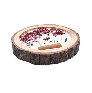 Bougie parfumée en bois, pot de bougie aromathérapeutique pour la décoration de la maison, meilleur cadeau pour les célébrations - Product Image 2
