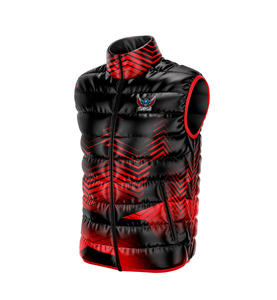 Chaleco acolchado para invierno, ropa informal de algodón, transpirable, ligero, de moda, con cuello levantado, chaleco acolchado de Color sólido, chaquetas para hombre - Product Image 4