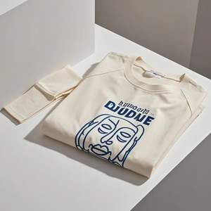 <b>Mens</b> High-End White Cotton T-<b>Shirt</b> <b>Silk</b> Screen Printed Casual Wear - Product Image 2