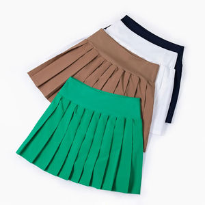 Falda de tenis de cintura alta personalizable OEM con pantalones cortos para mujer Falda atlética de golf plisada Estilo deportivo transpirable para niñas - Product Image 5