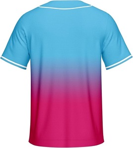 Maillot de baseball personnalisé sublimé 100% polyester évacuation de l'humidité impression couleur équipe et ligue prêt OEM/ODM disponible - Product Image 2