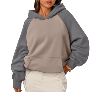 Nouveau sweat à capuche oversize en tricot pour femme, vente chaude, impression de logo personnalisée, badge streetwear, service OEM - Product Image 1