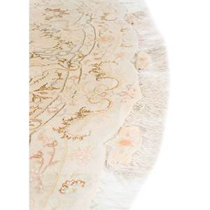 Aalam Hand Knotted Wool & <b>Silk</b> Rugs <b>Red</b> & Orange Medallion Rectangle Puzzle Patterns for Home for Living Room Hallway-Pae-6306 - Product Image 4