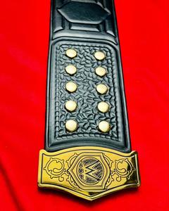Cinturón de campeonato personalizado Placas de metal duraderas de cuero de alta calidad Perfectas para competiciones de lucha y grabado personalizado - Product Image 6