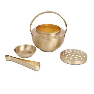 เครื่องหอมทองเหลือง dhuna loban เครื่องหอมเครื่องหอมทองเหลืองเครื่องหอม dhooni dhoop Dani dhuni ของตกแต่ง - Product Image 6