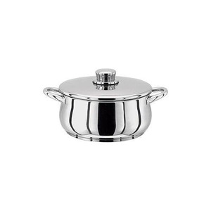Casserole en acier inoxydable robuste, écologique, lavable au lave-vaisselle, avec couvercle, en métal, pour hôtel, restaurant, fête, ustensiles de cuisine - Product Image 1