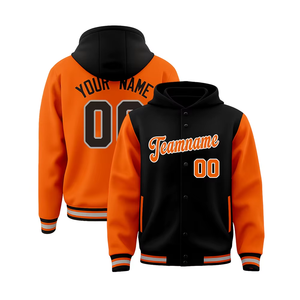 Sweat à capuche varsity personnalisé pour homme, imprimé par sublimation écologique, streetwear pour la vente en gros et la personnalisation de marque - Product Image 1