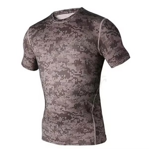 Chemise à manches courtes pour homme sur mesure Rash Guard Fournisseur Vêtements de compression personnalisés Séchage rapide Rash Guards MMA pour homme - Product Image 2