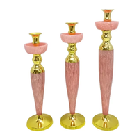 Porte-bougie en métal durable, résistant à la chaleur et écologique, couleur personnalisée pour la décoration de la maison, les mariages, les célébrations de Pâques