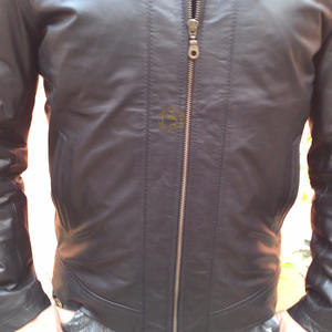 แจ็กเก็ตหนังแท้สำหรับผู้ชายแจ็กเก็ตหนังแท้สำหรับขี่มอเตอร์ไซค์ - Product Image 4