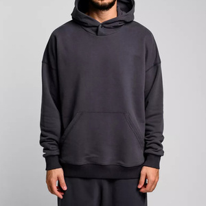 Indemand Mid Weight 100% Sweat à capuche respirant en coton doux avec poche avant pour hommes Sweat à capuche élégant et décontracté avec logo personnalisé - Product Image 1