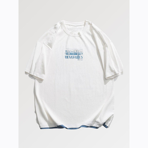T-shirts de style baggy de qualité supérieure en coton doux lourd surdimensionné épaule tombante manches courtes séchage rapide impression de haute qualité - Product Image 1