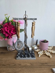 ชุดเครื่องมือบาร์ค็อกเทลแบบแขวนทันสมัย สำหรับงานปาร์ตี้ บาร์ในบ้าน คลับ ของขวัญ โอกาสต่างๆ และการตกแต่งบาร์ จากประเทศอินเดีย - Product Image 2