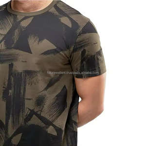 Camiseta de algodón 100% para hombre de alta calidad Premium para hombre, Camiseta de algodón 100% de secado rápido con estampado de logotipo personalizado de ajuste holgado - Product Image 3