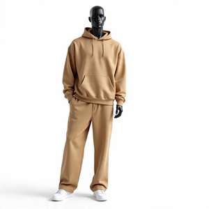 Sweat à capuche en coton épais personnalisé pour hommes unisexe hiver confortable élégant Streetwear survêtements sweatshirts fabricant de vêtements - Product Image 4