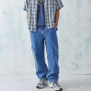 Pantalones Vaqueros de Trabajo de Alta Calidad para Hombre, con Doble Rodillera, Estilo Pintor, Personalizados, Tipo Cargo, a Precio Económico - Product Image 4