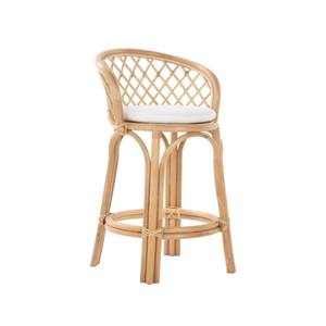 Meilleur prix Tabouret de bar en rotin, Tabouret de comptoir, Chaise de salle à manger en osier, Chaise inclinable moderne pour salon, Mobilier de maison fabriqué au Vietnam - Product Image 1